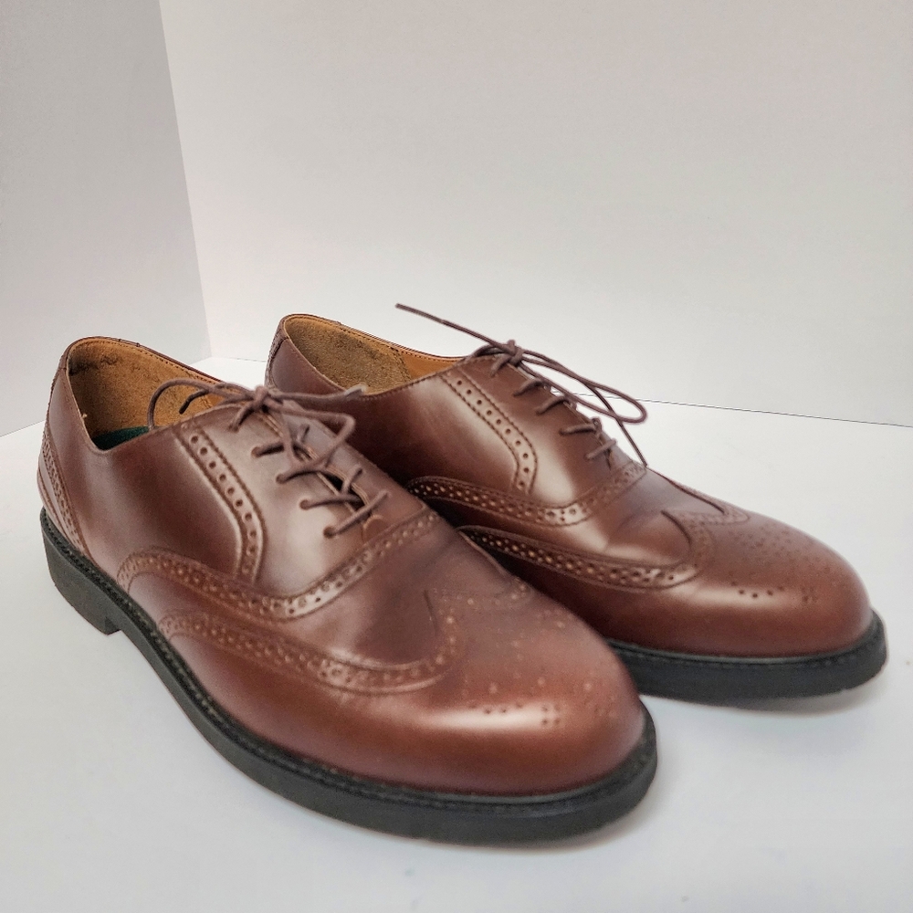 Rockport Classic Brown Leather Men's Dress Shoes Size 9.5 - Picture 6 of 8